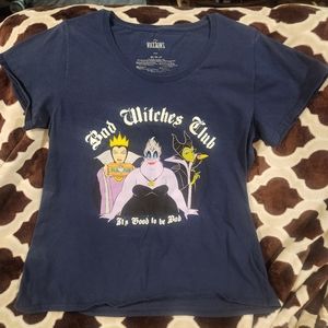 Hot Topic Villians Bad Witches Club Navy Shirt Size 2XL XXL